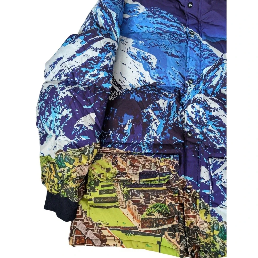 Paper Planes Puffer Coat Men‎ 2X Oversized Streetwear Skater